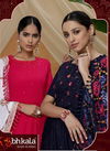 KHUSHBOO FLORY VOL-6 Latest Heavy Fancy Designer Festive Wear Diamond Georgette Thread With Sequenes Embroidery Work Gown Collection